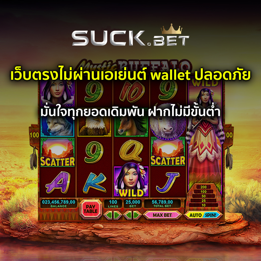 เว็บตรงไม่ผ่านเอเย่นต์ wallet